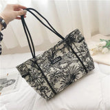 Forest Flowers High Capacity Big Shopper Shoulder Bags for Women