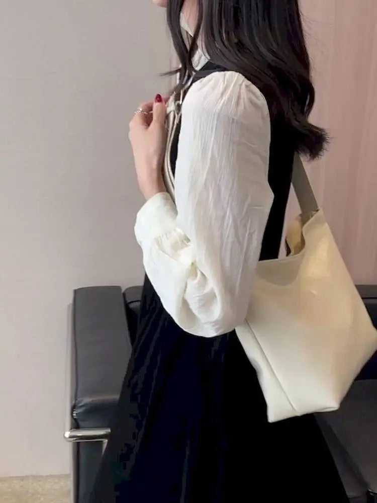 Casual Women Shoulder Bags PU Leather Hobo Bag Large Capacity Messenger Bags