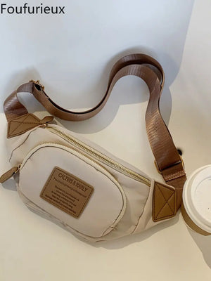 Foufurieux Waist Bags Hip Hop Street Style Ladies Waist Packs