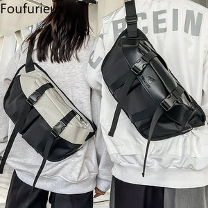 Japanese Chest Bags Workwear Style Backpack Large Capacity