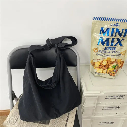 Japanese Street Harajuku Retro Canvas Shoulder Bag