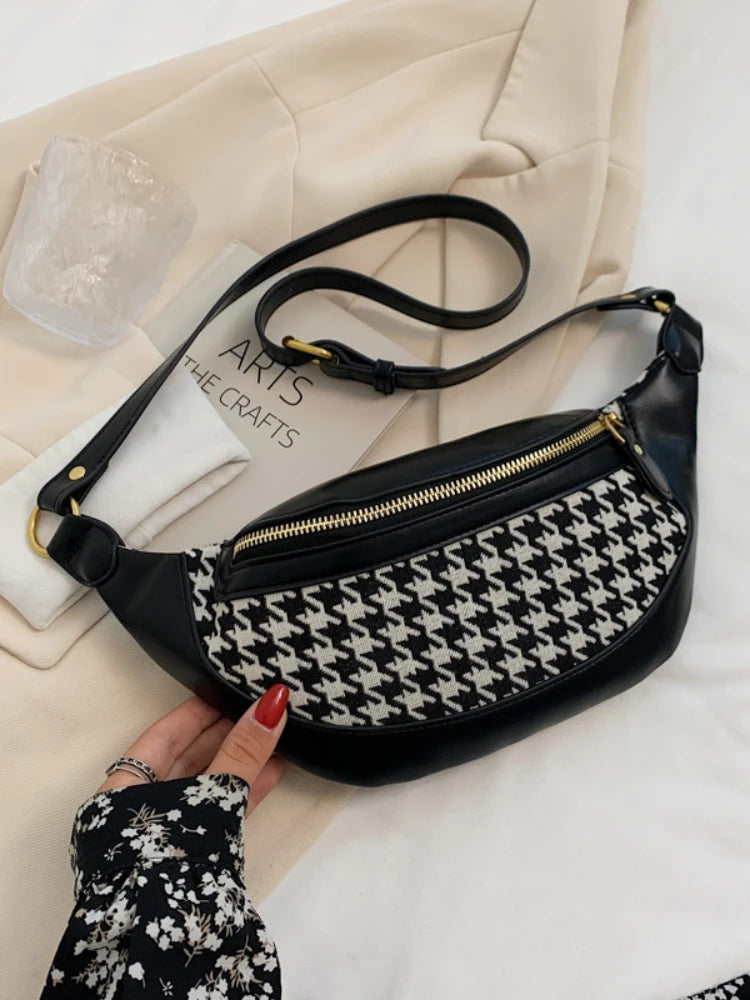 Vintage Chest Bag Female Autumn PU