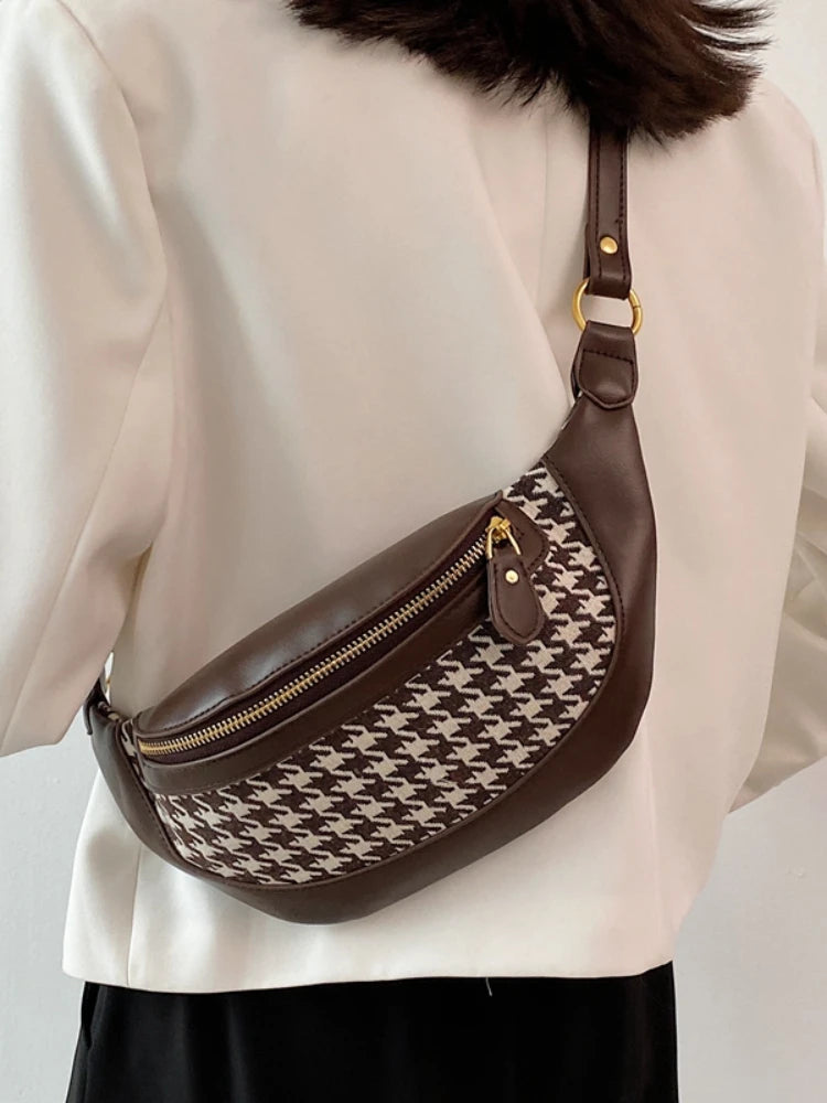 Vintage Chest Bag Female Autumn PU