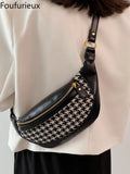 Vintage Chest Bag Female Autumn PU