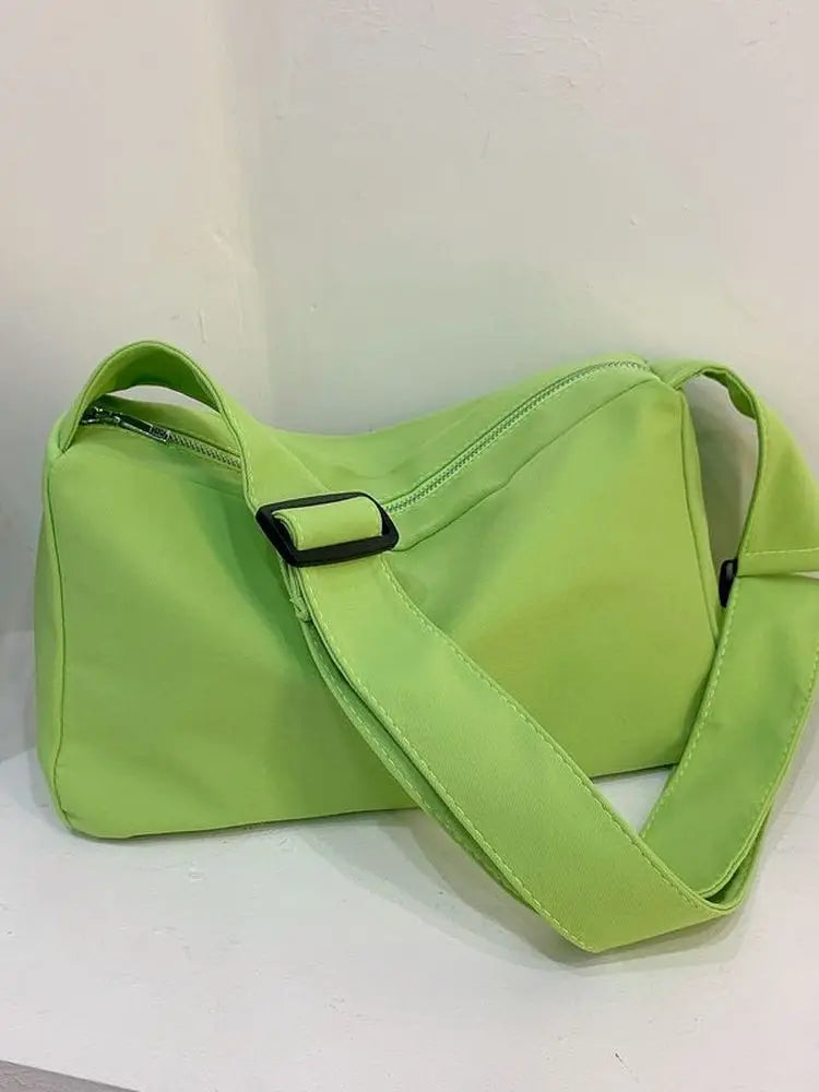 Nylon Canvas Messenger Bag Large Capacity Shoulder Bag