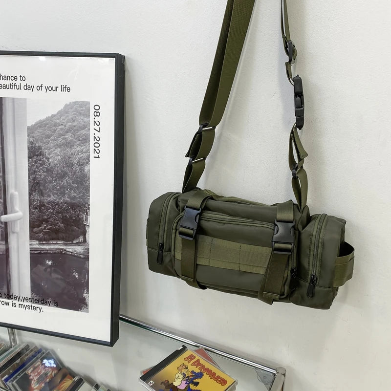 Nylon Tactical Shoulder Bag Multi-functional Waist Pack