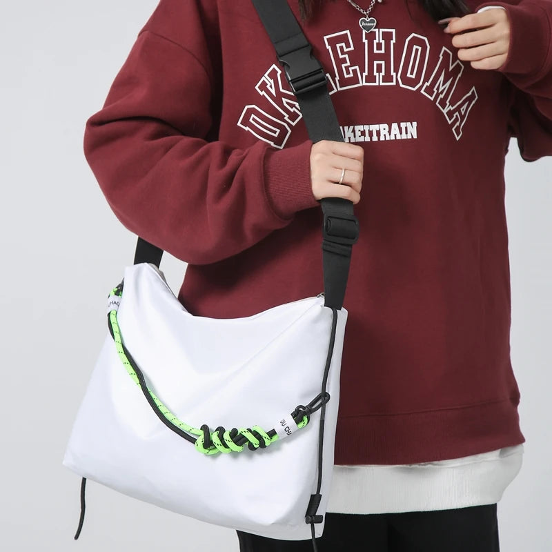 Foufurieux Waist Packs Nylon INS Cross Body Bag Student Schoolbag