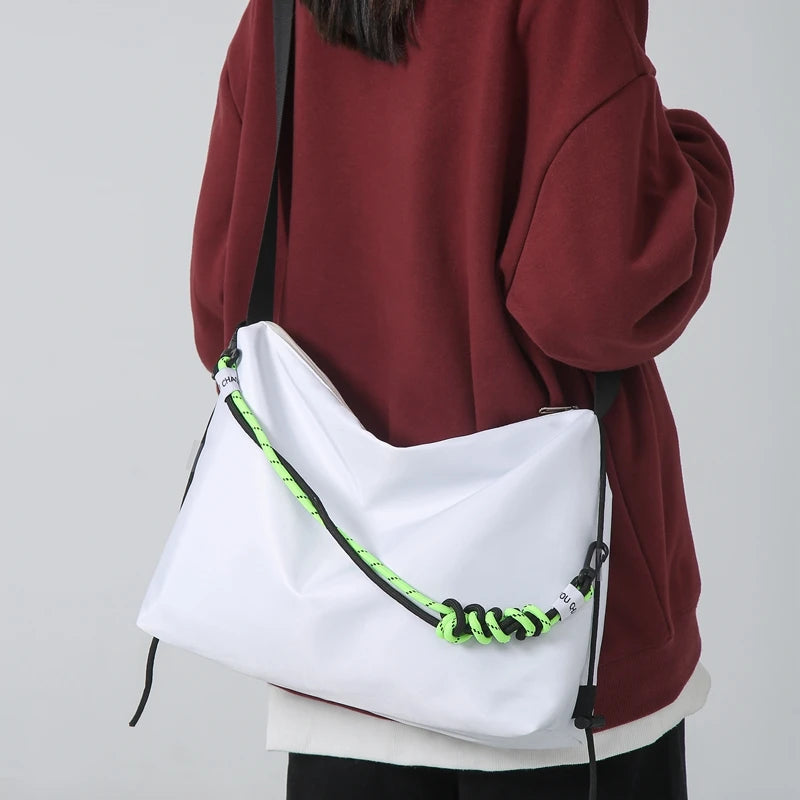 Foufurieux Waist Packs Nylon INS Cross Body Bag Student Schoolbag