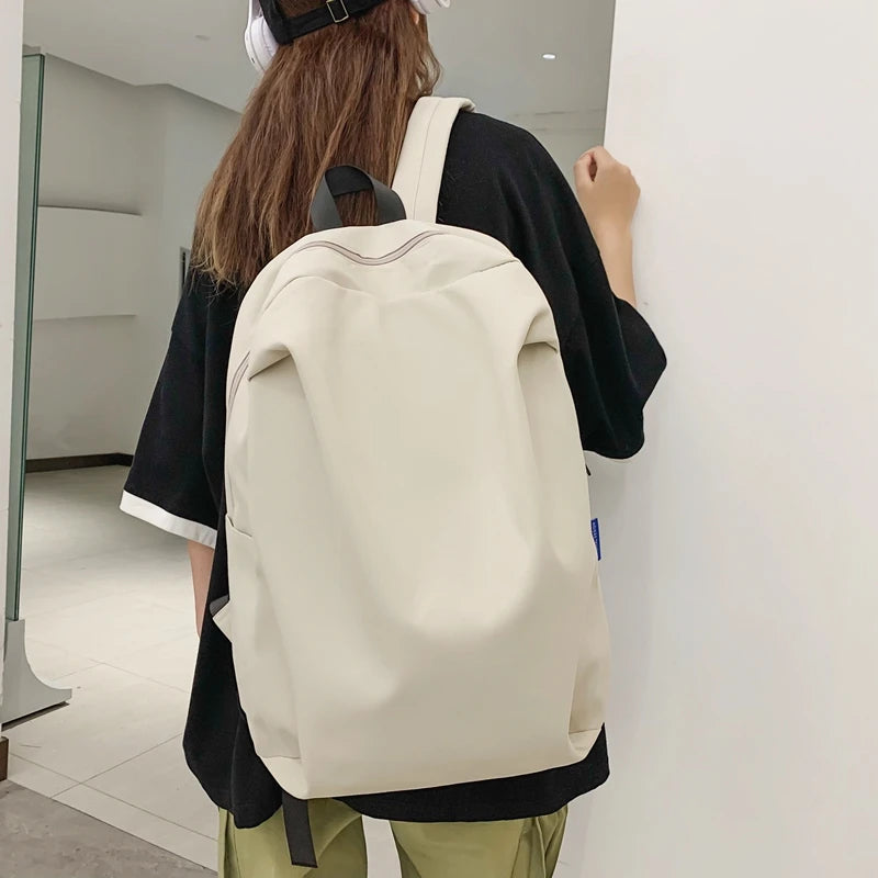 Foufurieux Waist Packs Backpack Large Capacity Solid Schoolbag Travel Bag Nylon