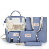 Large-capacity ladies backpack Oxford cloth school bag