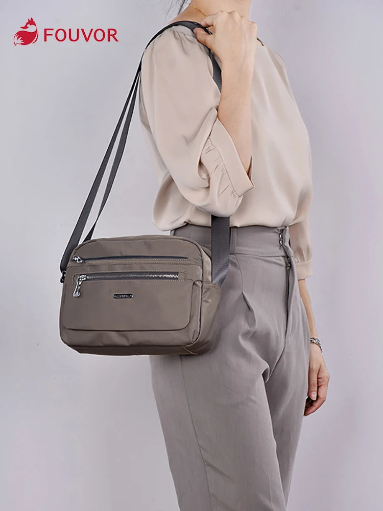 Oxford Shoulder Messenger Bag for Women Canvas Mother Bag