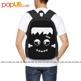Frankenstein Face Backpack Large Capacity Gym Tote Bag