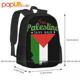 Gaza Backpack Large Capacity Softback Gym Tote Bag
