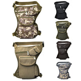 Canvas Waist Bags Drop Leg Bag Men Belt Motorcycle Money Belt Pack Unisex