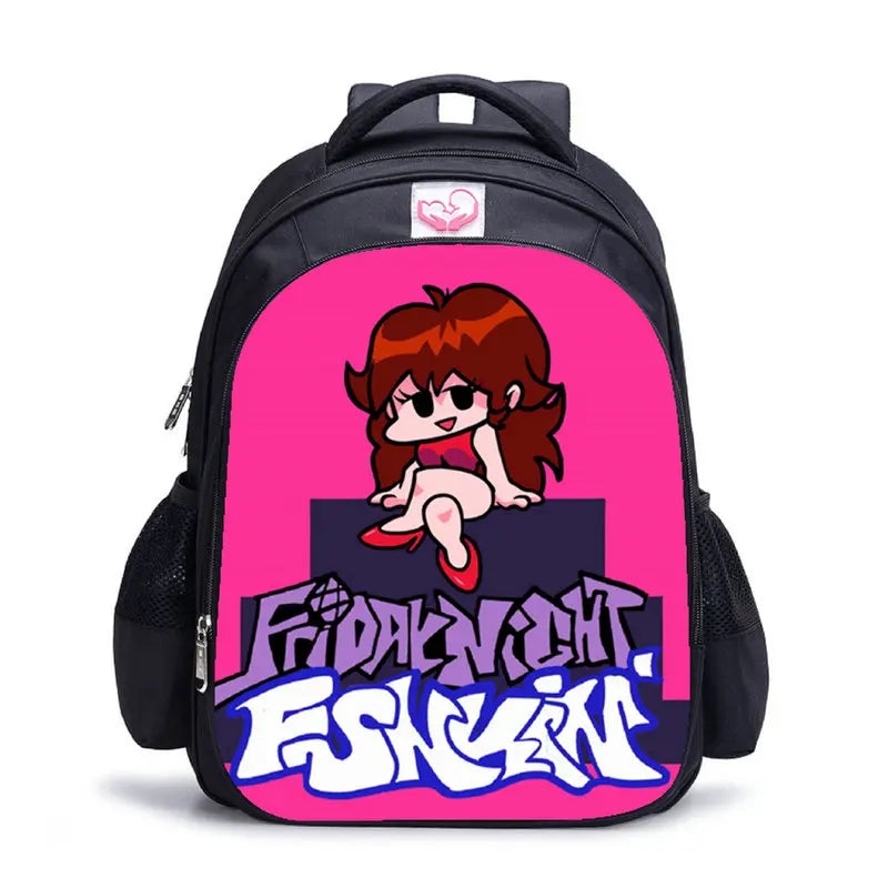 Friday Night Funkin Backpack Anime Children School Bags Orthopedic Backpack