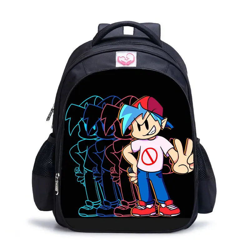 Friday Night Funkin Backpack Anime Children School Bags Orthopedic Backpack
