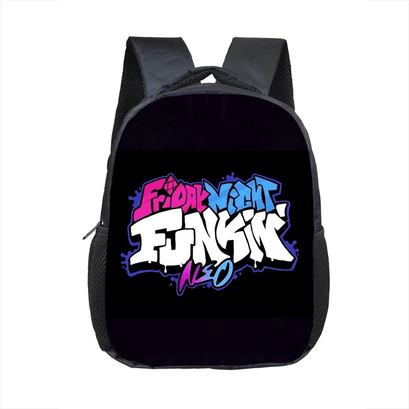 FNF Backpack Kids Boys Girls Video Game School Bag Small Rucksack