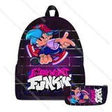 Friday Night Funkin Backpack Cosplay Anime School Bag Girls Travel Mochila
