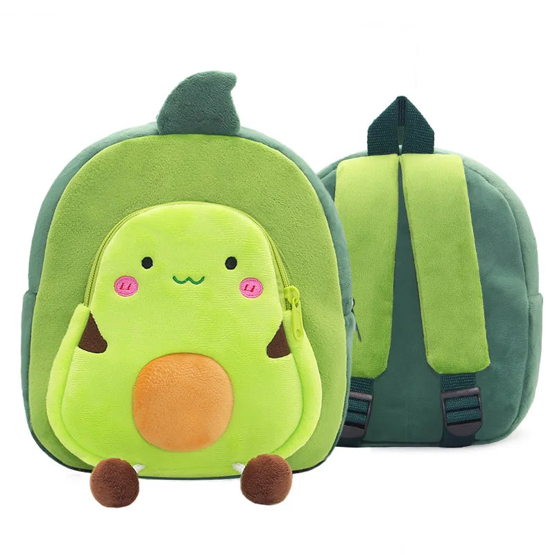 Fruit Cartoon Plush Backpack Bag for Kids