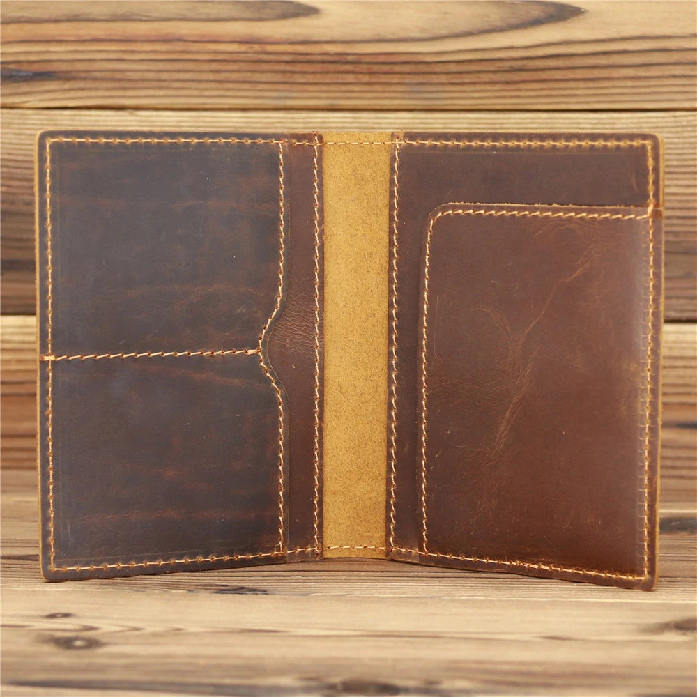 Leather Czech Republic Passport Cover Prague Passport Holder