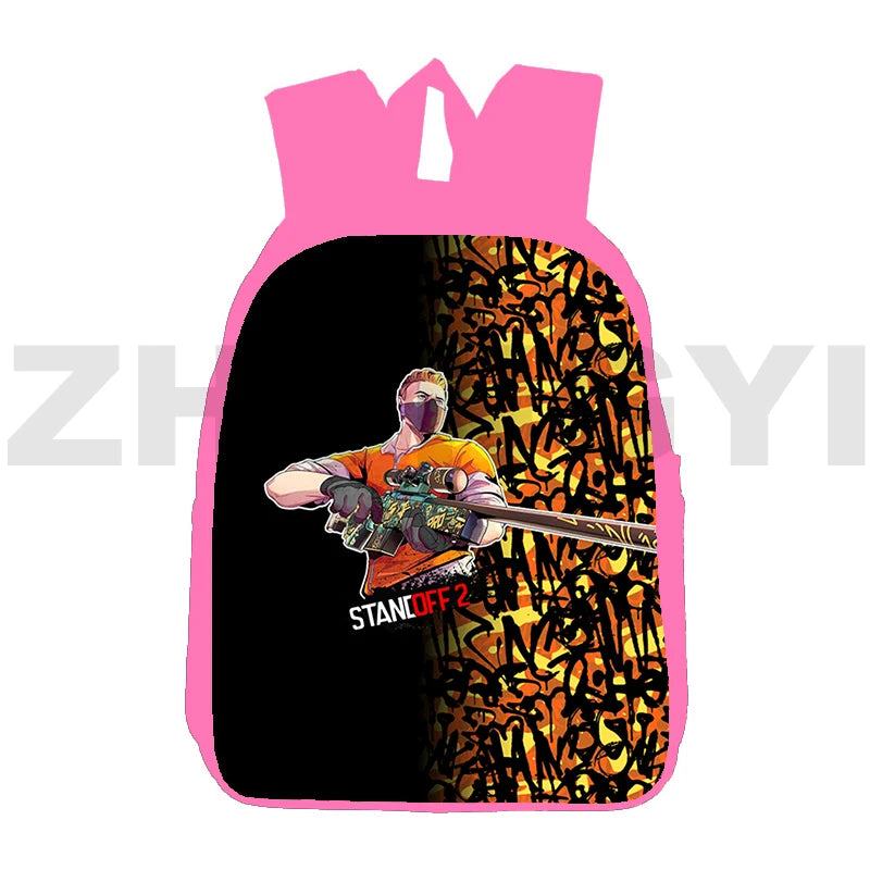 3D Female Laptop College Mochila Canvas School Bag