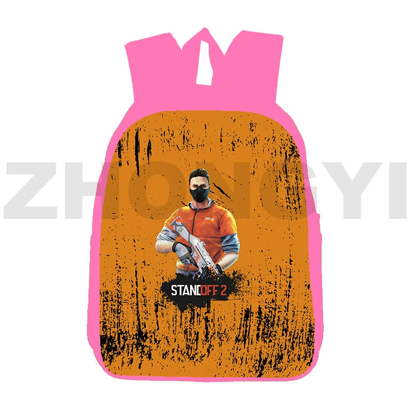 3D Female Laptop College Mochila Canvas School Bag