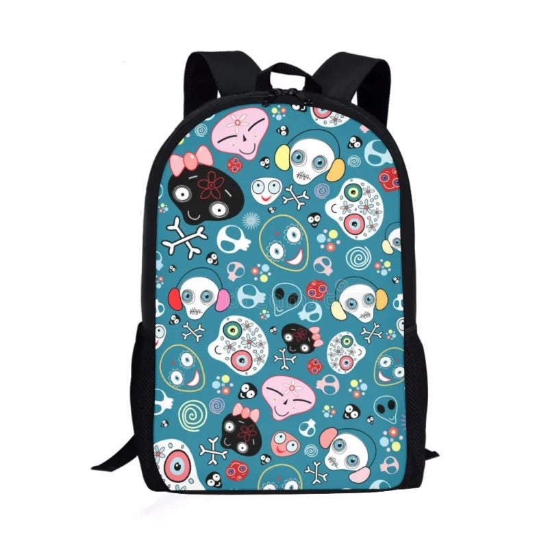 Funny Puppy Dog Cat School Backpacks Personalized Kids Daypack Rucksack