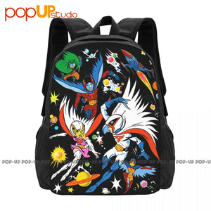 G-Force Anime Gatchaman Insight Crowds Backpack Large Capacity School Beach Bag
