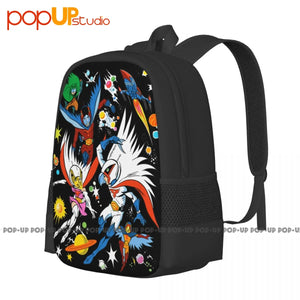 G-Force Anime Gatchaman Insight Crowds Backpack Large Capacity School Beach Bag