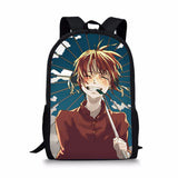 GINTAMA Element Printing Pattern School Backpacks for Teenager