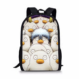 GINTAMA Element Printing Pattern School Backpacks for Teenager
