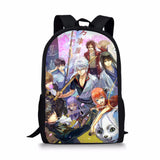 GINTAMA Element Printing Pattern School Backpacks for Teenager