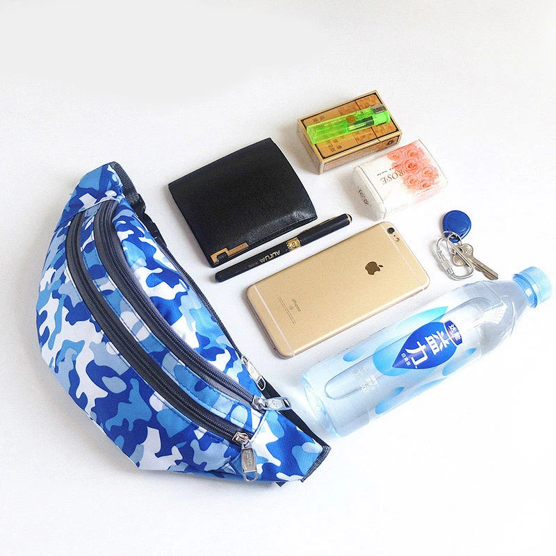 Colorful Waist Bag Fanny Pack Zipper Pouch Packs