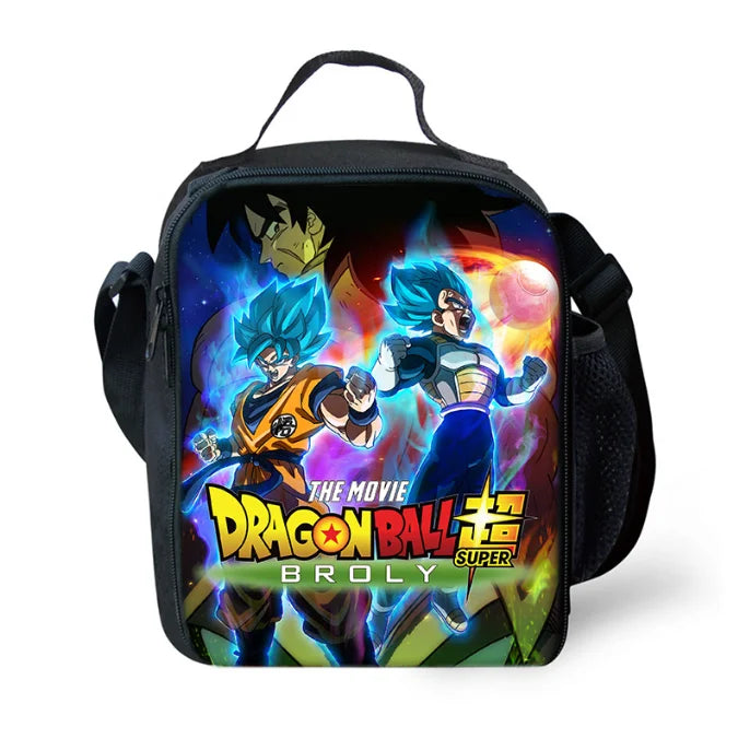 GOKU Lunch Bag Thermal Picnic Bags for School Kids Lunch Box Tote