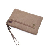 Canvas Men clutch bag Business Wallet Casual Purse Small Travel bags