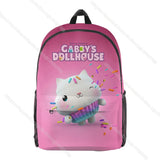 Gabby Dollhouse Cats Backpack Waterproof Kids Boys Girls Teens Mochila