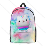 Gabby Dollhouse Cats Backpack Waterproof Kids Boys Girls Teens Mochila
