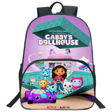 Gabby's Dollhouse Backpacks Cat Mochila for Kids