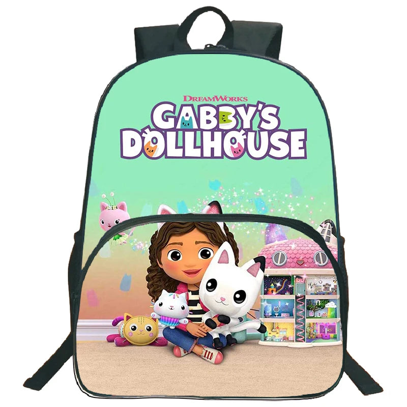 Gabby's Dollhouse Backpacks Cat Mochila for Kids