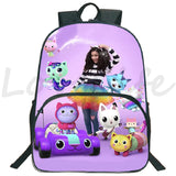 Gabby's Dollhouse Backpacks Cat Mochila for Kids