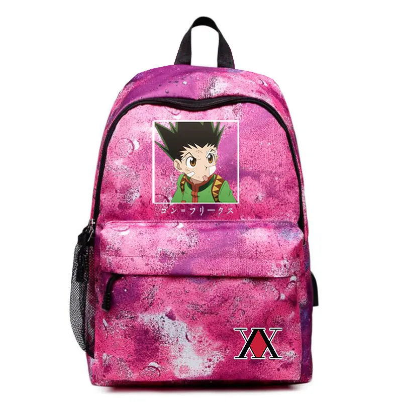 Galaxy Backpack Hunter X Hunter Printed Kids Backpack for Boys