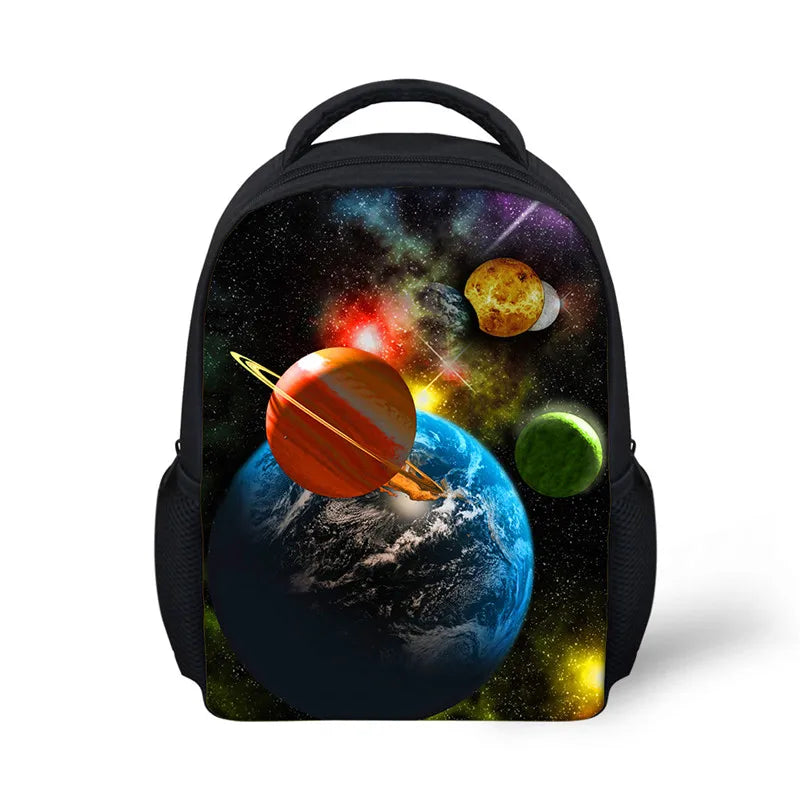 Galaxy Planet Boys Girls Mini School Bag Kindergarten Students Bookbag