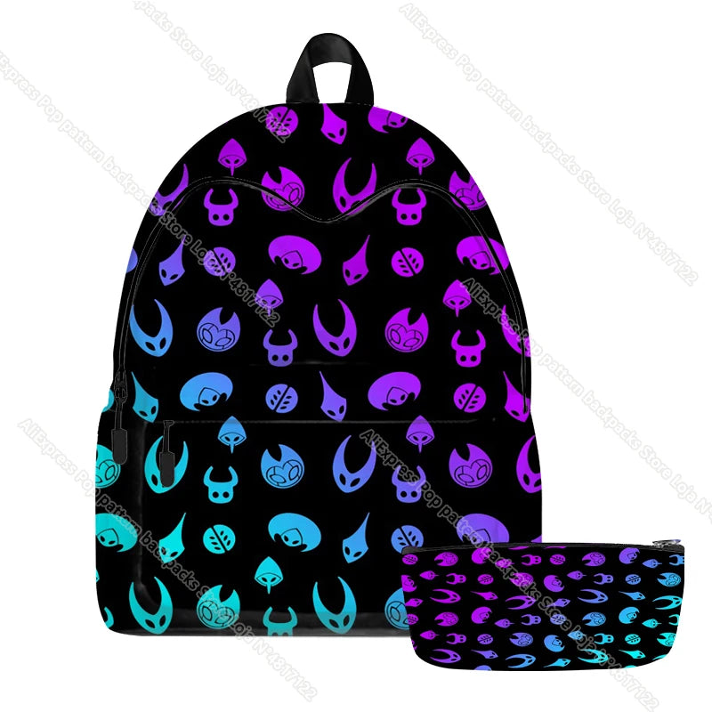 Hollow Knight Backpack 2pcs for Students