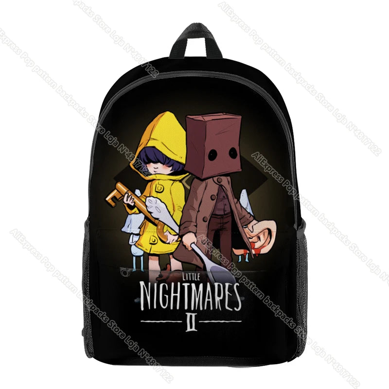 Little Nightmares 2 3D Print Backpack for Students