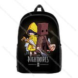 Little Nightmares 2 3D Print Backpack for Students