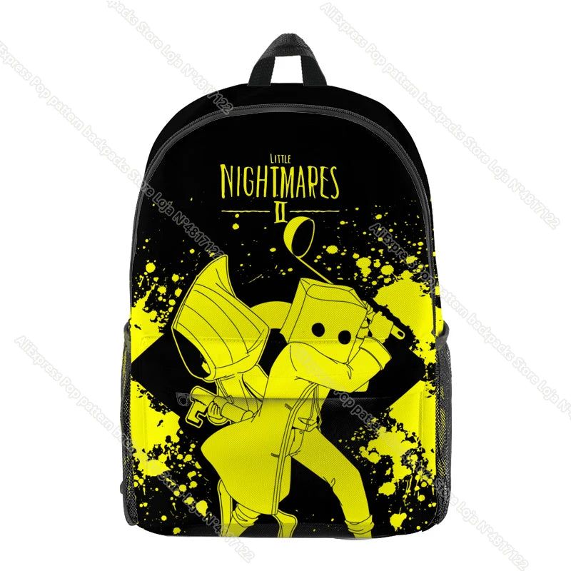 Little Nightmares 2 3D Print Backpack for Students