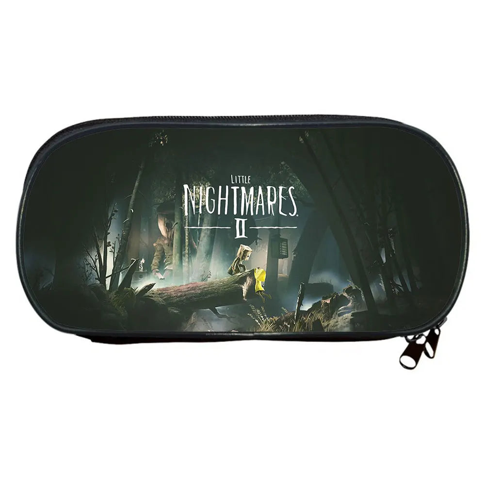 Little Nightmares 2 Pencil Case Kids Cartoon 3D Printed Student Pen Bag