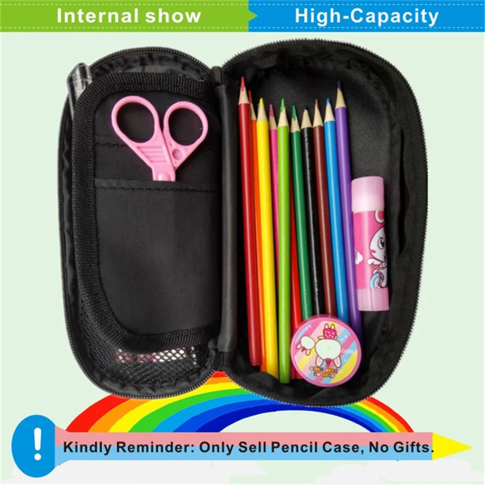 Little Nightmares Pencil Case Cartoon Pen Bag Boys Girls Stationery Storage Box