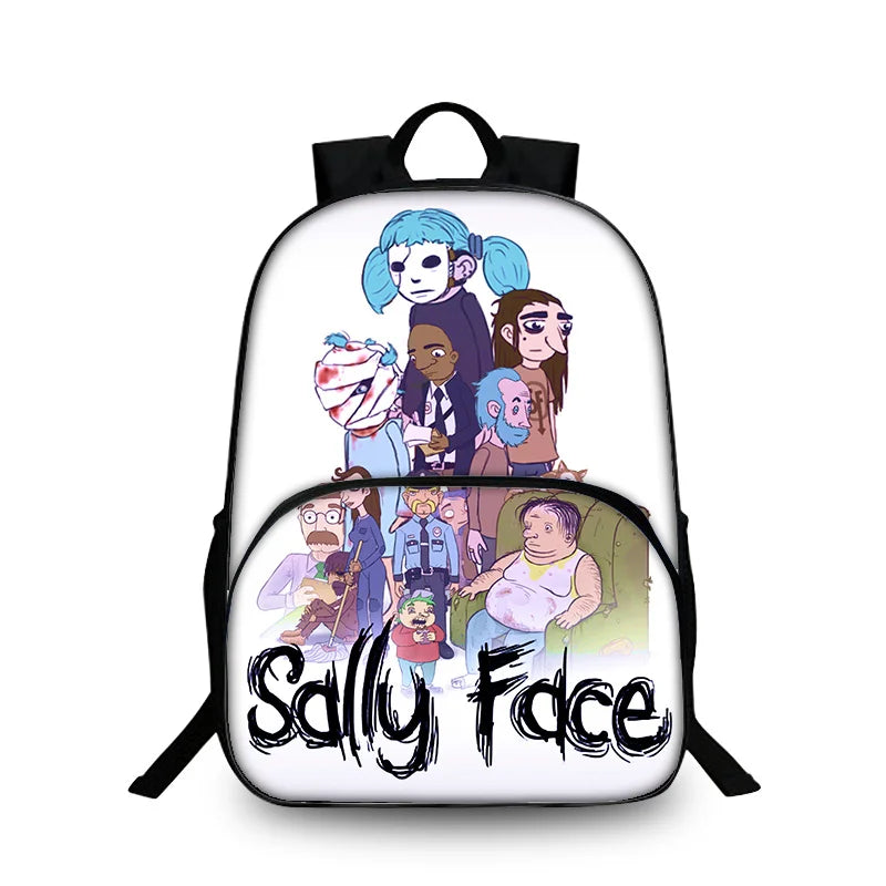 Sally Face Student Backpack Action Toys Rucksack Mochilas