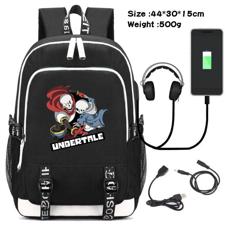Undertale Backpacks Anime Printing School Bags for Students